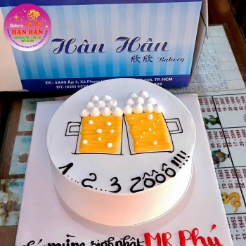 Bánh kem vẽ hình