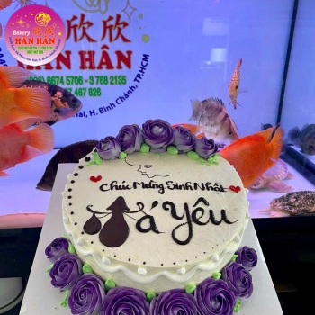 Bánh kem vẽ hình