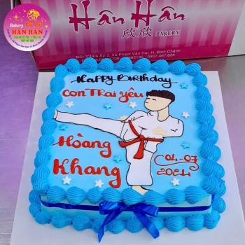Bánh kem vẽ hình