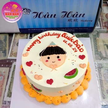 Bánh kem vẽ hình