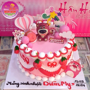Bánh kem mẫu bé gái